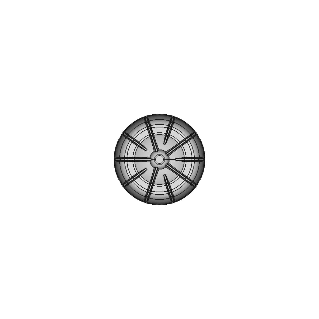 500 Ml Water Bottle - Downloadable CAD Representation_90_0_degree_snapshot