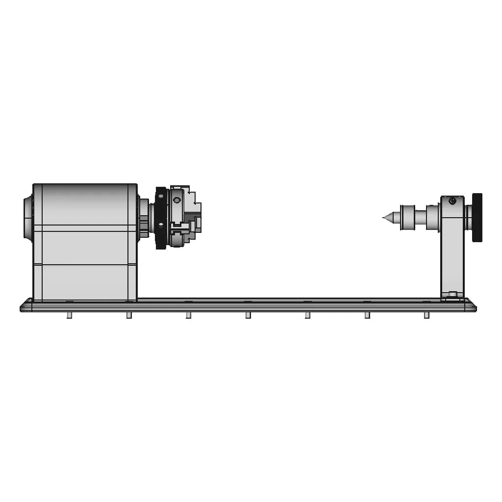 Snapmaker 2 0 Artisan Rotary Module Slimtechcnc - Standard Mechanical Component_90_0_degree_snapshot
