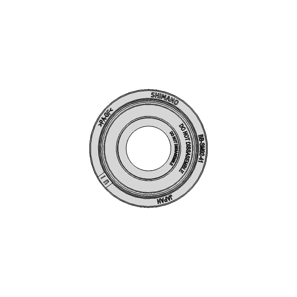 Shimano Bottom Bracket Road Sm Bb92 41 - Downloadable CAD Representation_0_270_degree_snapshot