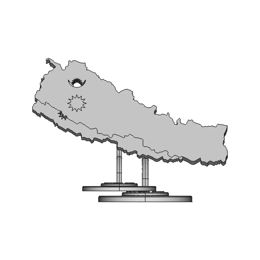 Nepal Map - Standard Mechanical Component_0_0_degree_snapshot
