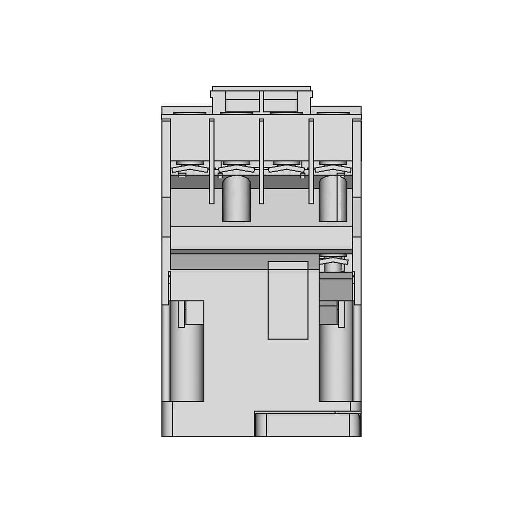 Cjx2 Contactor | High-Quality CAD Model_90_0_degree_snapshot