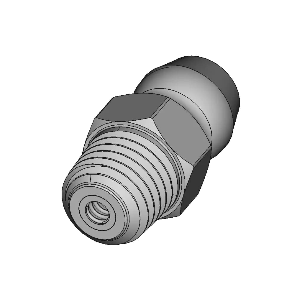 Boquilla Engrasador M6 - Downloadable CAD Representation_60_30_degree_snapshot