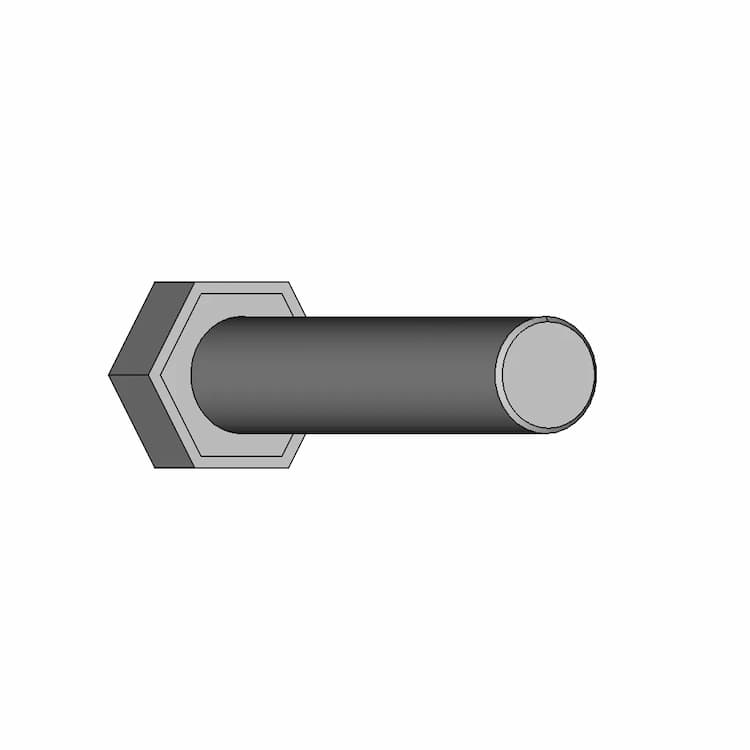 Bolt M22 X 2 5 | 3D Engineering Design File