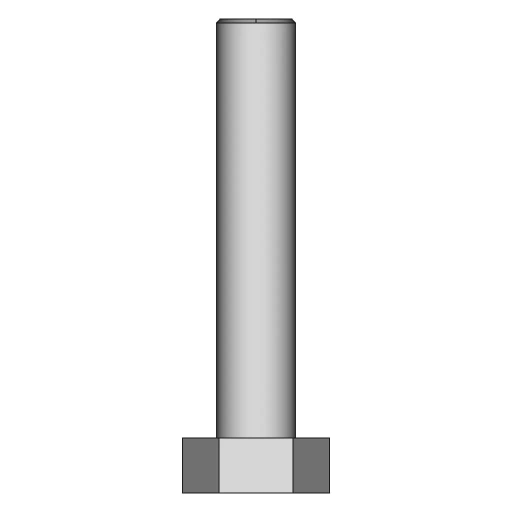 Bolt M22 X 2 5 | 3D Engineering Design File_270_0_degree_snapshot