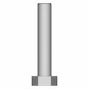 Bolt M22 X 2 5 | 3D Engineering Design File_270_0_degree_snapshot