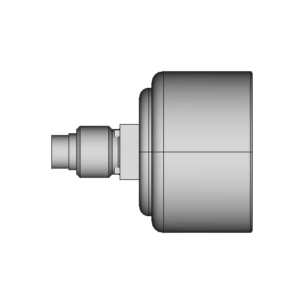 Festo G 1 4 Analogue Pressure Gauge 10Bar Back Entry 40Mm Outside Diameter - Standard Mechanical Component_0_270_degree_snapshot