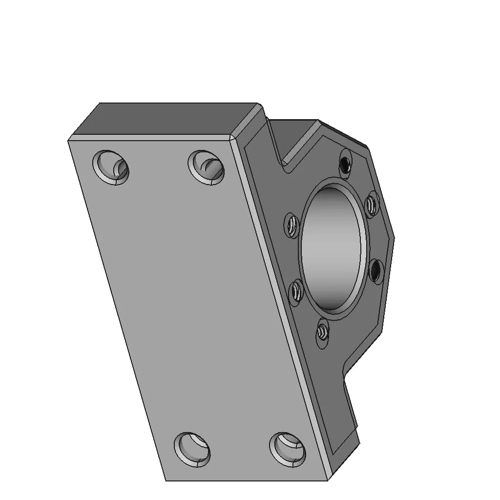 Carcasa Soporte Husillo De Bola | 3D Engineering Design File_60_30_degree_snapshot