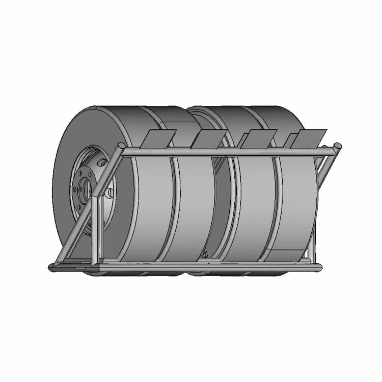 Suporte Para Pneus De Caminhao | 3D Engineering Design File