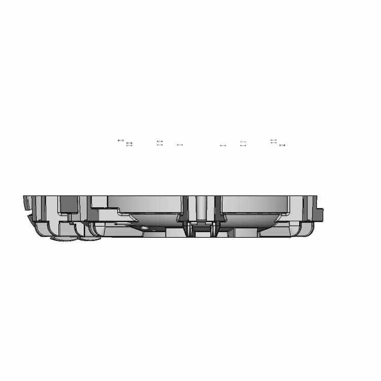 Case Half Inlet Side Hr200 Slurry Pump | High-Quality CAD Model