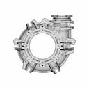 Case Half Inlet Side Hr200 Slurry Pump | High-Quality CAD Model_90_0_degree_snapshot