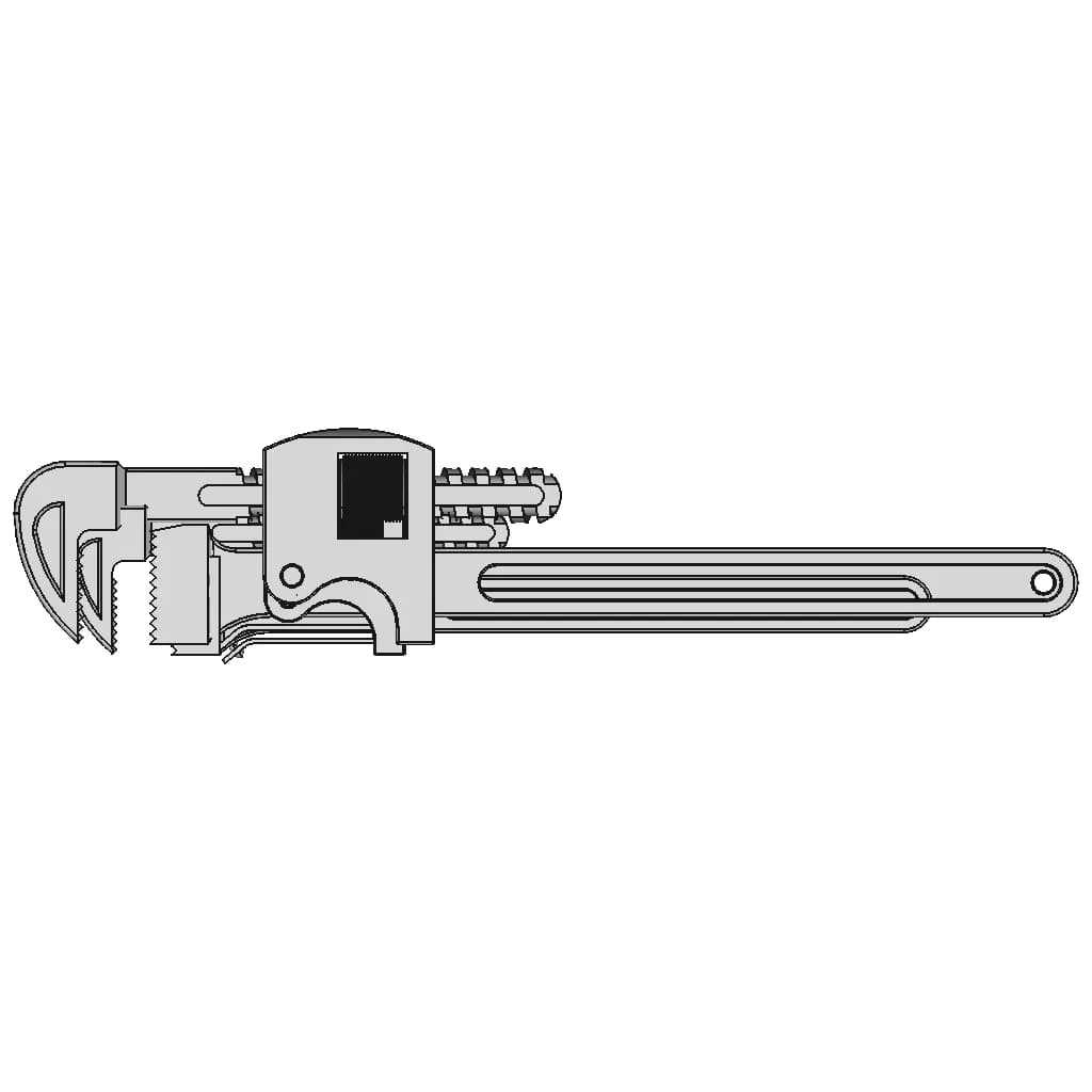 Llave Stilson | High-Quality CAD Model_0_90_degree_snapshot