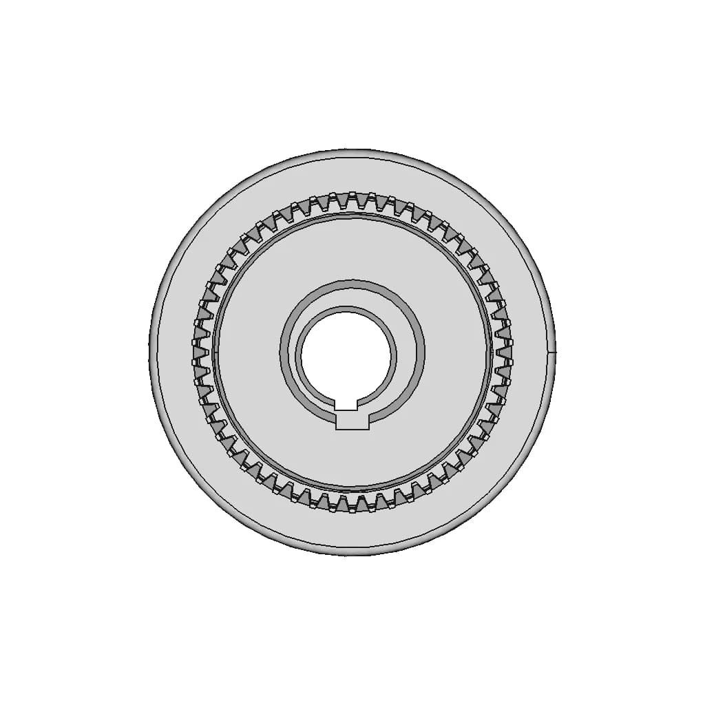 Gear Coupling - Standard Mechanical Component_0_0_degree_snapshot