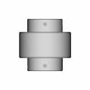 Gear Coupling - Standard Mechanical Component_90_0_degree_snapshot