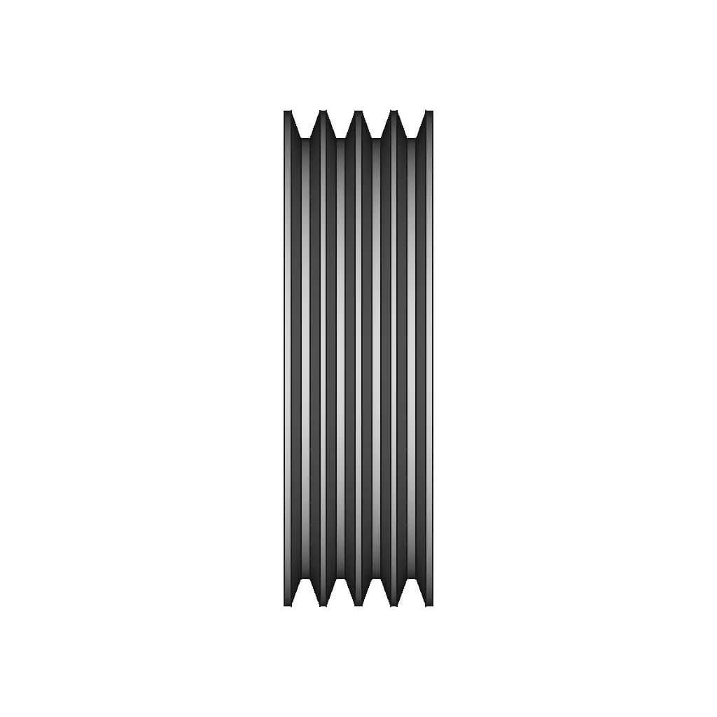 Polea 4 Ranuras | High-Quality CAD Model_0_90_degree_snapshot