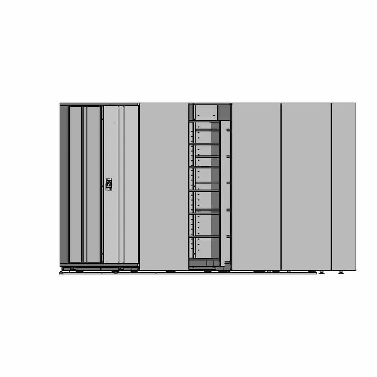 Mobile Compactor Storage System | High-Quality CAD Model