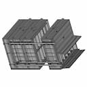 Mobile Compactor Storage System | High-Quality CAD Model_60_30_degree_snapshot