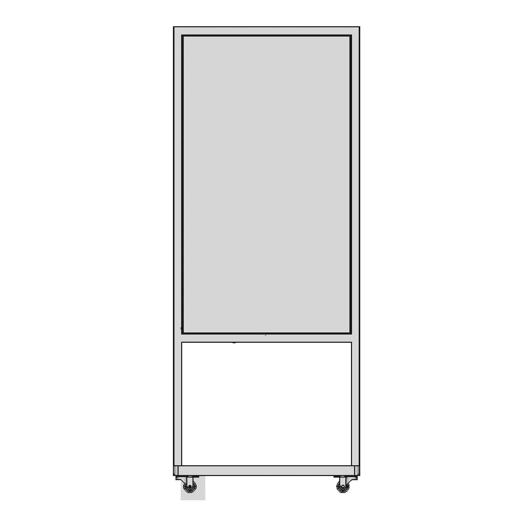 55Inch Ir Touch Kiosk | High-Quality CAD Model_0_0_degree_snapshot
