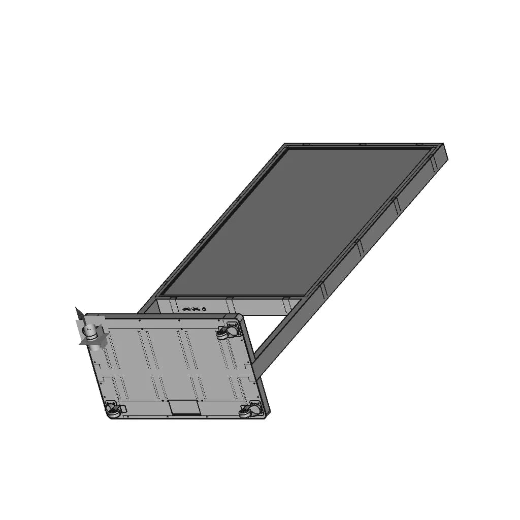 55Inch Ir Touch Kiosk | High-Quality CAD Model_60_30_degree_snapshot