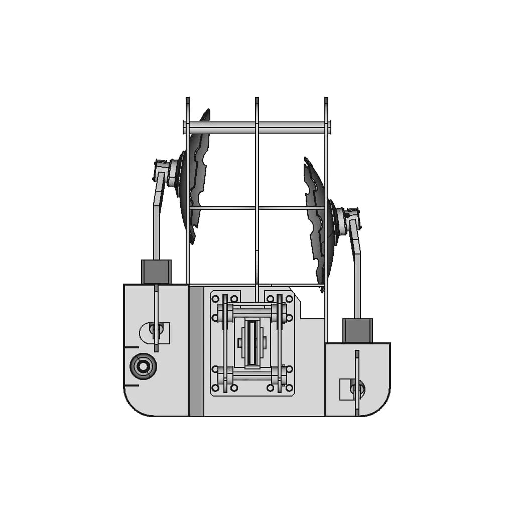 Excavator Subsoil Plow - Downloadable CAD Representation_0_0_degree_snapshot