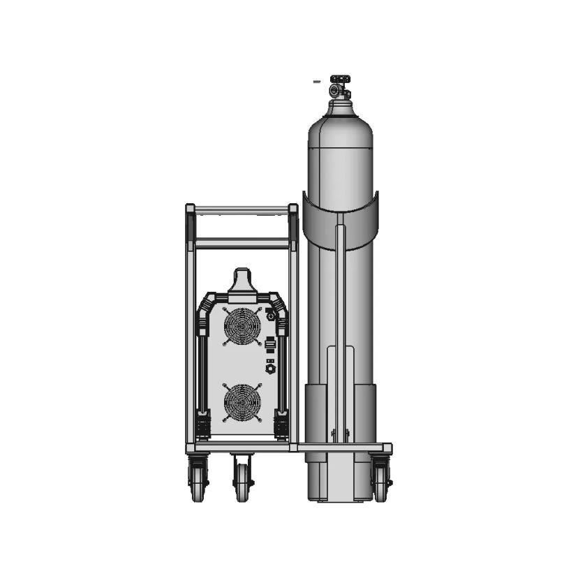 Bottle Welding Cart Design Economical | High-Quality CAD Model