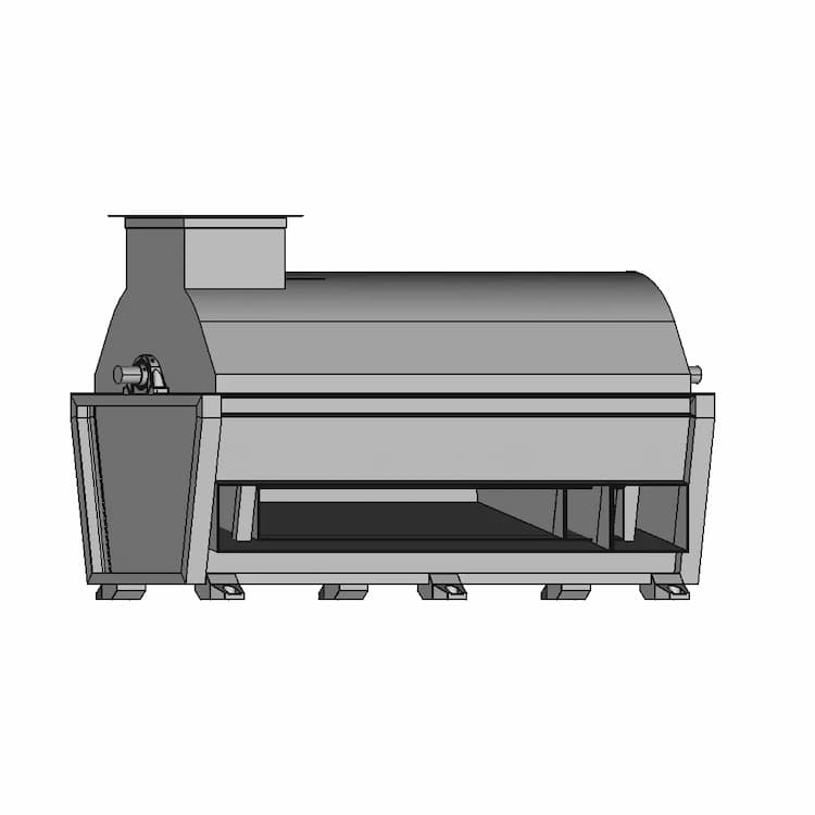 Mesin Pemisah Material | High-Quality CAD Model