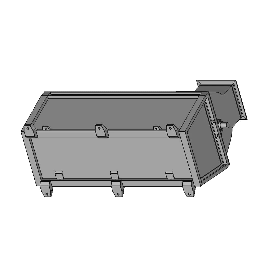 Mesin Pemisah Material | High-Quality CAD Model_60_30_degree_snapshot