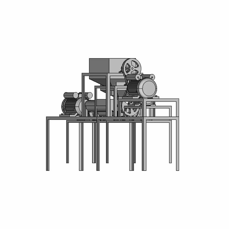 Mesin Pembuat Pakan Ikan - Downloadable CAD Representation