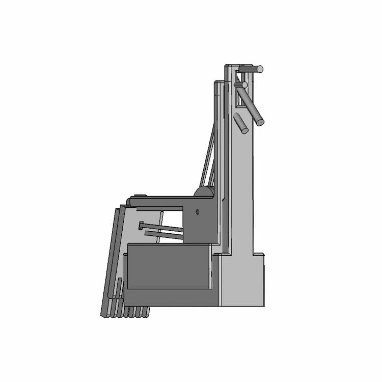 Mekanisme Penggaruk Sampah - Downloadable CAD Representation