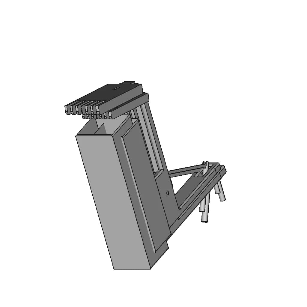Mekanisme Penggaruk Sampah - Downloadable CAD Representation_60_30_degree_snapshot