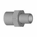 Hexagon Nipple Threaded Pipe Fitting 1 4 Male Npt X 1 8 Male Npt - Standard Mechanical Component_60_30_degree_snapshot
