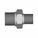 Hexagon Nipple Threaded Pipe Fitting 1 4 Male Npt X 1 8 Male Npt - Standard Mechanical Component_90_0_degree_snapshot