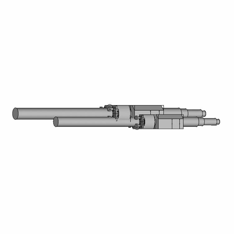 Trapezoidal Threaded Spindle And Nut Connections | High-Quality CAD Model