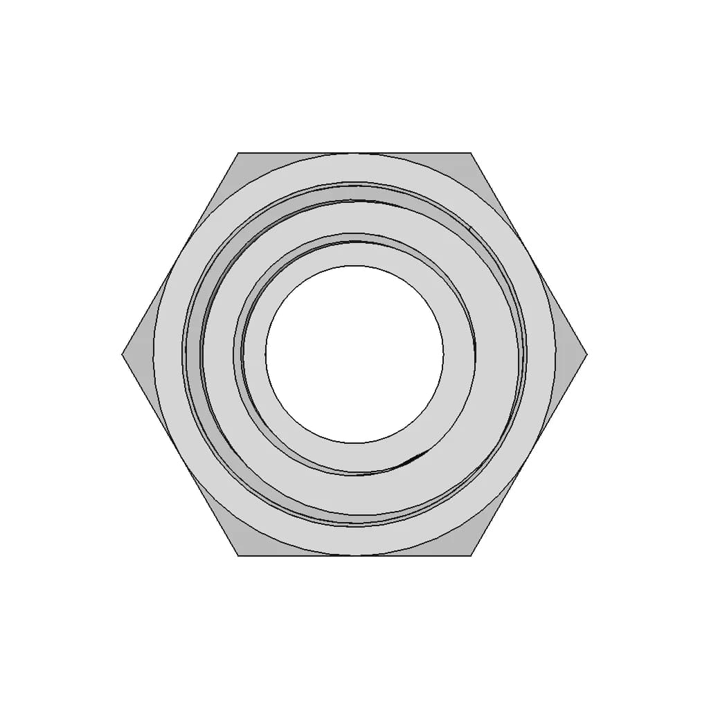 Reducer Bushing Threaded Pipe Fitting 1 4 Male Npt X 1 8 Female Npt Adapter | 3D Engineering Design File_0_0_degree_snapshot