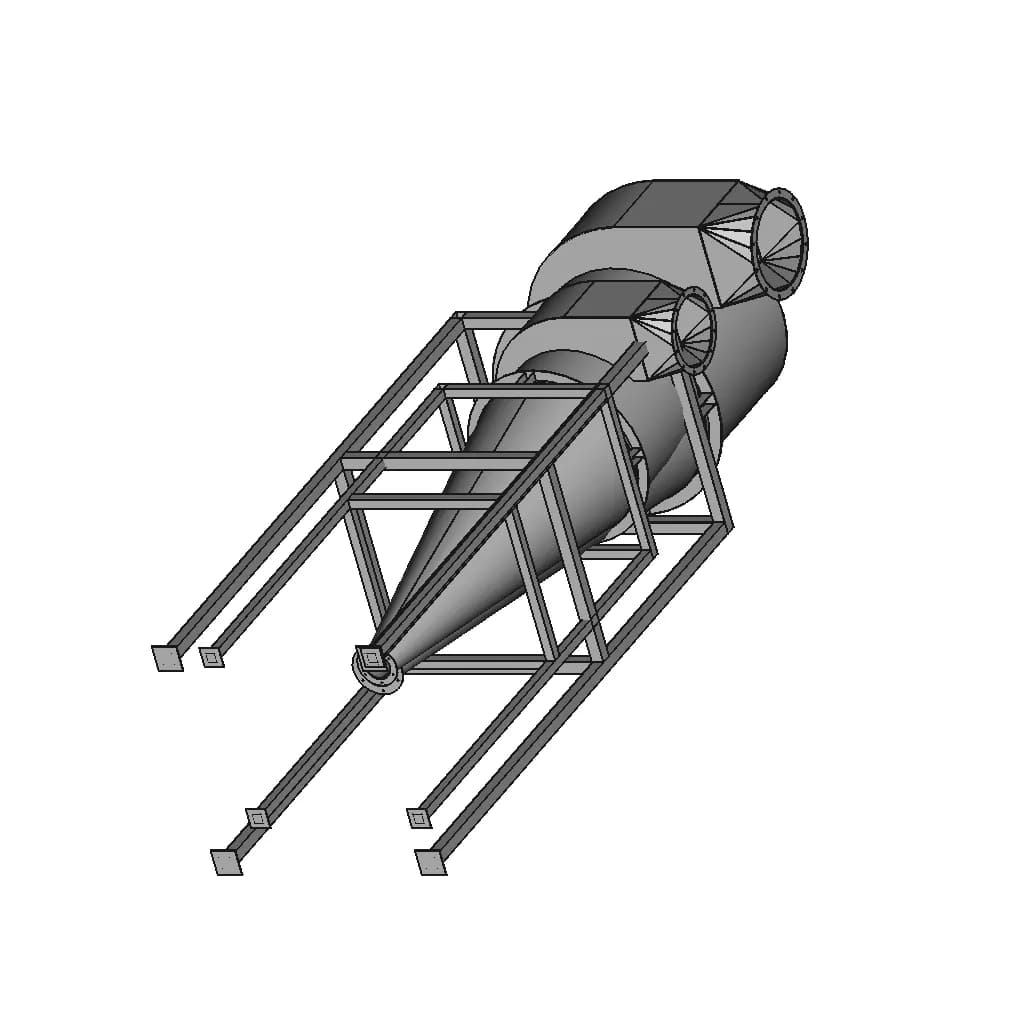 Cyclone Filter - Standard Mechanical Component_60_30_degree_snapshot