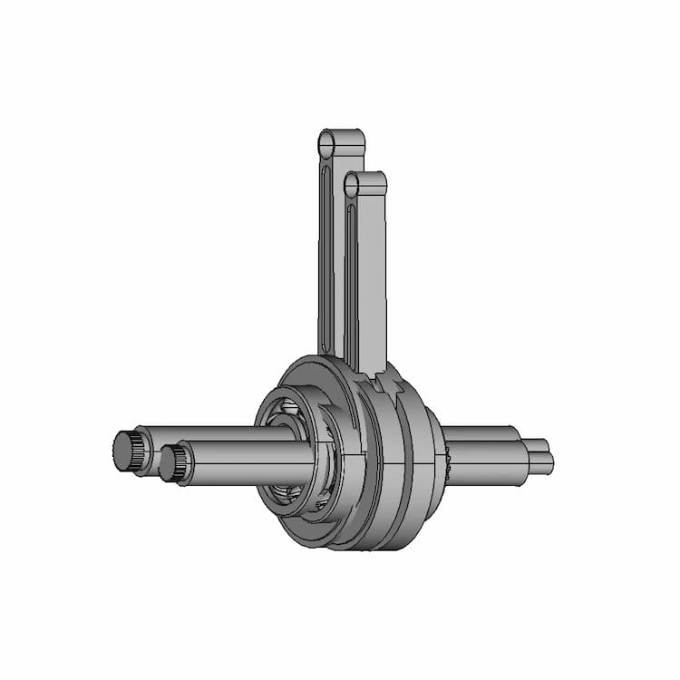 Crankshaft | High-Quality CAD Model