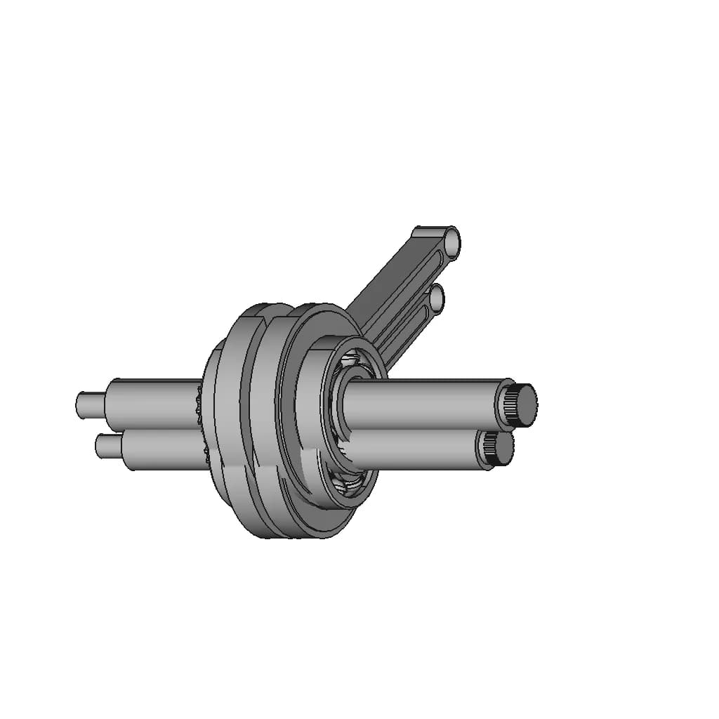 Crankshaft | High-Quality CAD Model_60_30_degree_snapshot