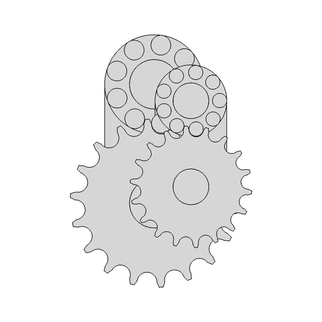 Involute Sprocket | 3D Engineering Design File_270_0_degree_snapshot