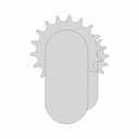 Involute Sprocket | 3D Engineering Design File_90_0_degree_snapshot