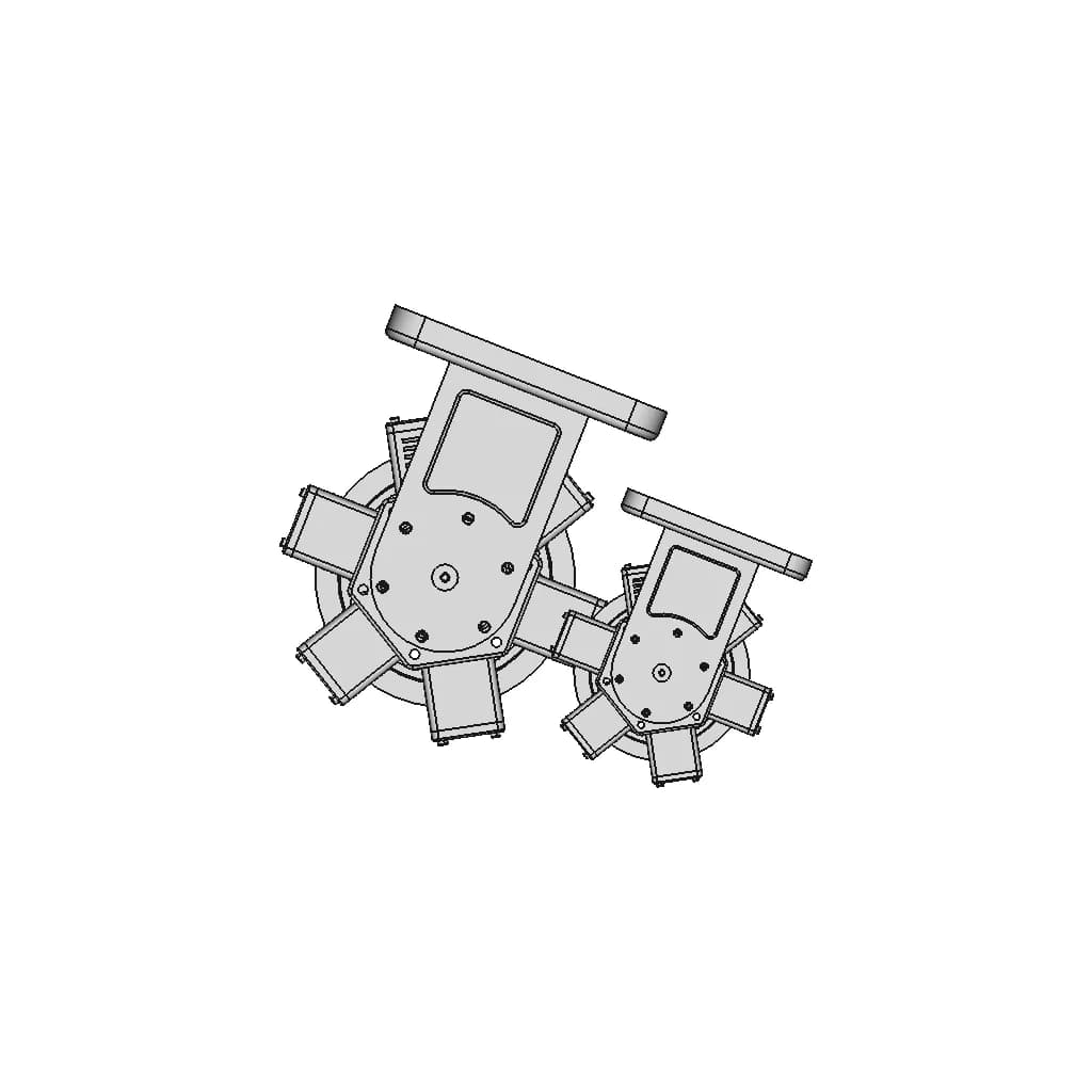 Radial Engine - Downloadable CAD Representation_0_90_degree_snapshot
