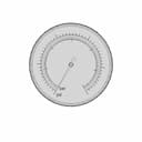 Pressure Gauge - Downloadable CAD Representation_0_0_degree_snapshot