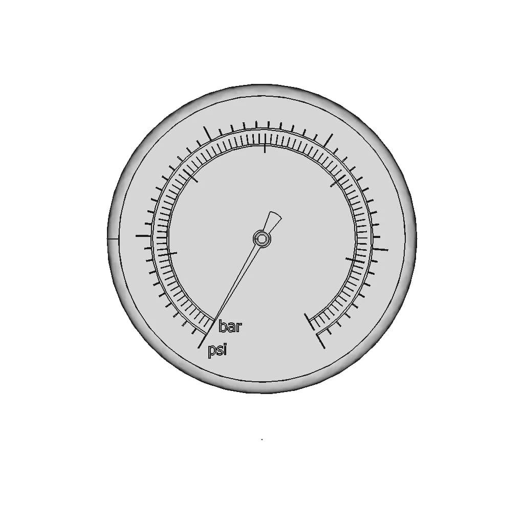 Pressure Gauge - Downloadable CAD Representation_0_0_degree_snapshot
