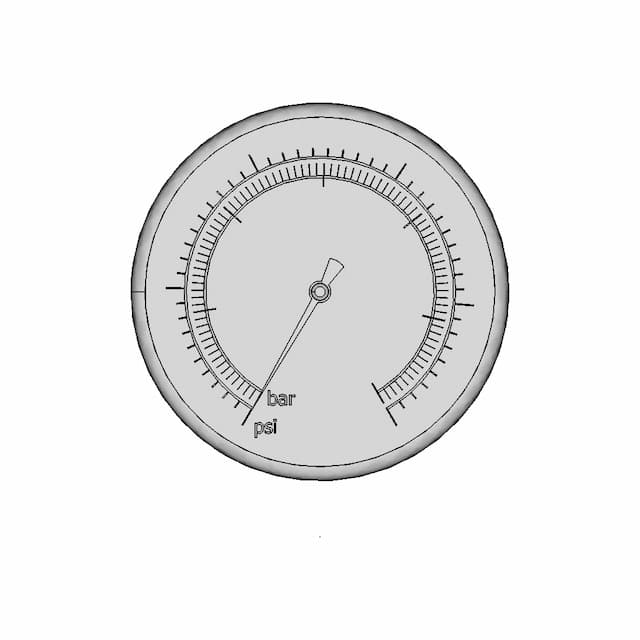 Pressure Gauge - Downloadable CAD Representation