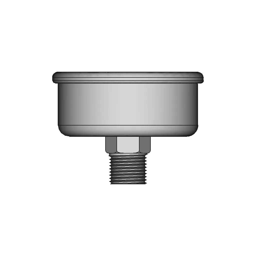 Pressure Gauge - Downloadable CAD Representation_90_0_degree_snapshot