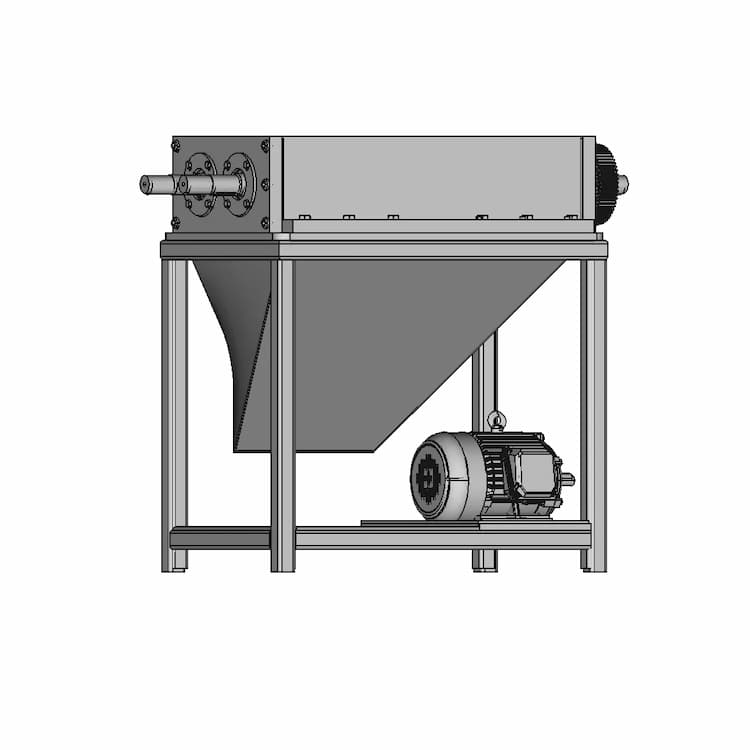 Plastic Shredding Machine - Downloadable CAD Representation