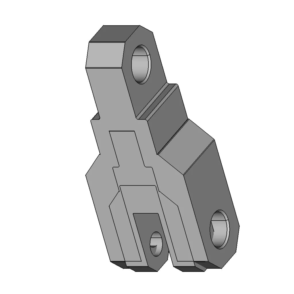 Lever for a horizontal forging machine with a force of 250 tf_60_30_degree_snapshot