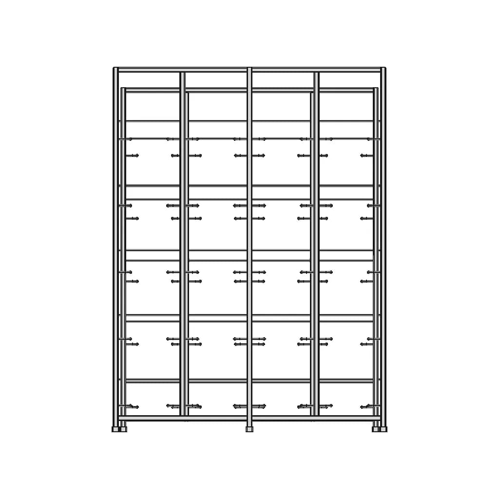 Rack Metalico De Garrafones | 3D Engineering Design File_0_0_degree_snapshot