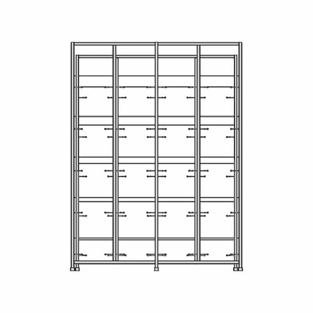 Rack Metalico De Garrafones | 3D Engineering Design File