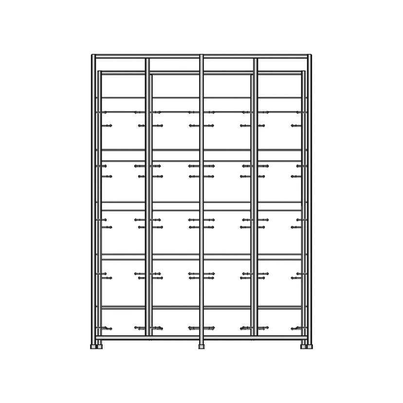 Rack Metalico De Garrafones | 3D Engineering Design File