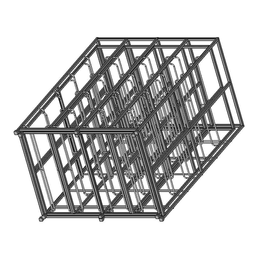 Rack Metalico De Garrafones | 3D Engineering Design File_60_30_degree_snapshot
