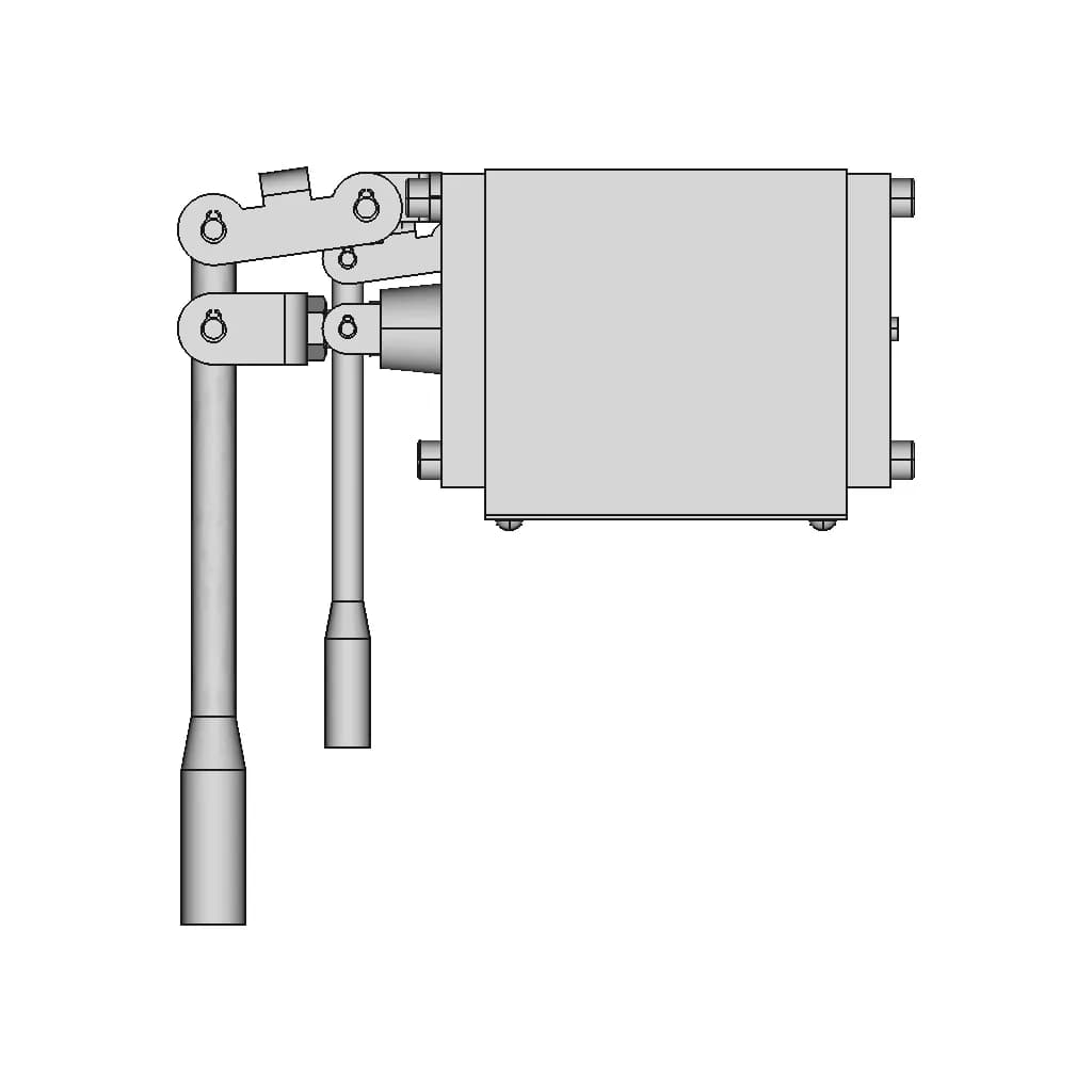 Hydraulic Distributor With Manual Control Of The Remote Control | High-Quality CAD Model_90_0_degree_snapshot